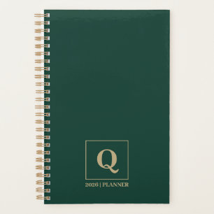 Deep Emerald Personalized Planner