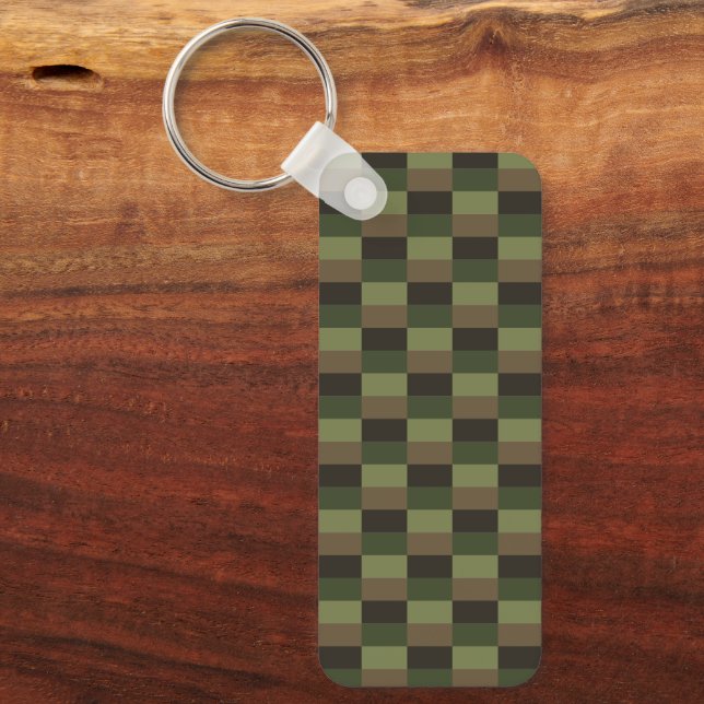 Deep Forest Color Combination Key Ring (Front)