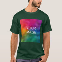 Deep Forest Green Custom Add Image Logo 