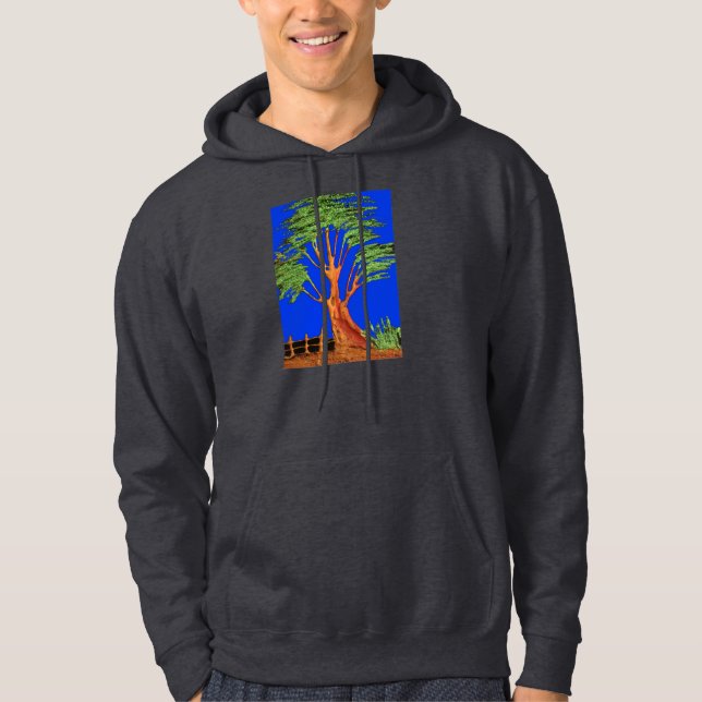 Deep Forest Hakuna Matata Kids' Hanes Here I Am Hoodie (Front)