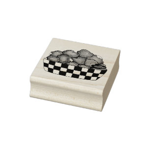 Deep Fried Cheese Curds Minnesota Wisconsin Food Rubber Stamp