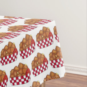 Deep Fried Cheese Curds Minnesota Wisconsin Food Tablecloth