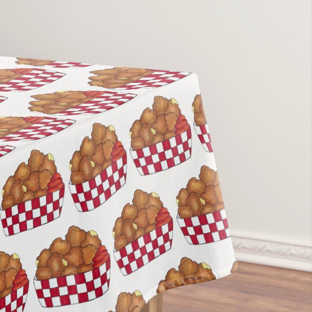Deep Fried Cheese Curds Minnesota Wisconsin Food Tablecloth (In Situ)