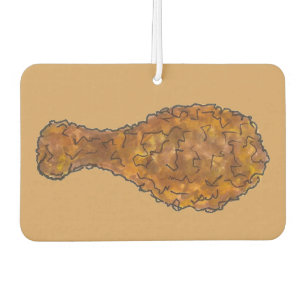 Deep Fried Chicken Leg Drumstick Foodie Soul Food Car Air Freshener