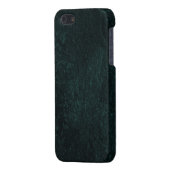 Deep Green Velvet iPhone Case (Back Left)
