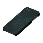 Deep Green Velvet iPhone Case (Bottom)
