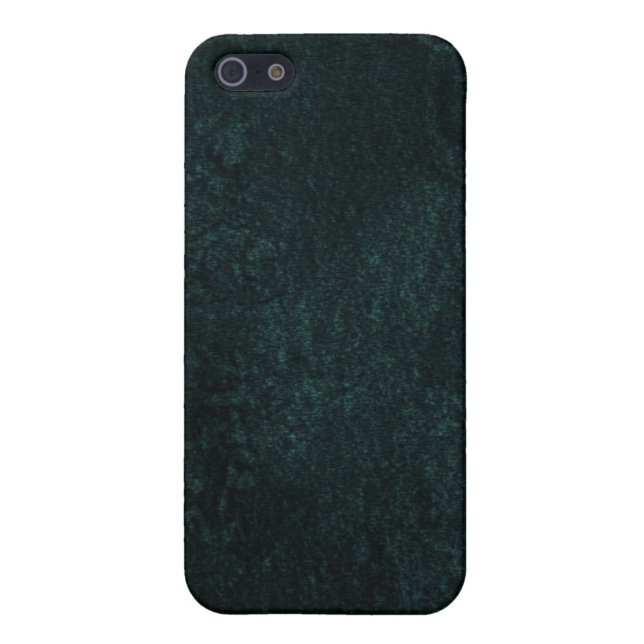 Deep Green Velvet iPhone Case (Back)