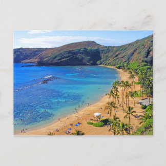 Deep Hanauma Bay, Honolulu, Oahu Postcard