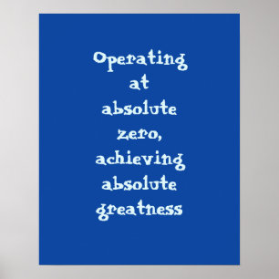 Deep Ice Blue Silver Quantum Art Poster