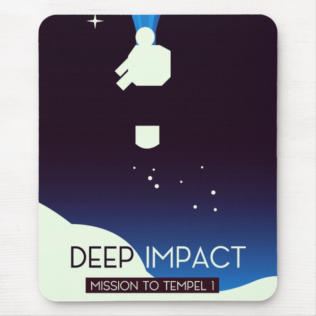 Deep Impact Space Art Mouse Mat (Front)