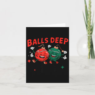 Deep In Christmas Srit Card