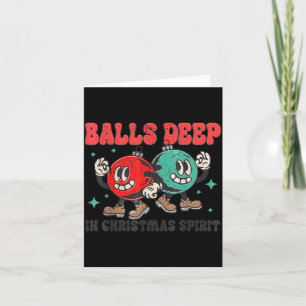 Deep In Christmas Srit Christmas Humorous Festive Card