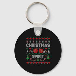 Deep In Christmas Srit Couples Matching Ugly Sweat Key Ring