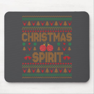 Deep In Christmas Srit Couples Matching Ugly Sweat Mouse Mat