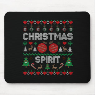 Deep In Christmas Srit Couples Matching Ugly Sweat Mouse Mat