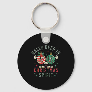 Deep In Christmas Srit Funny Christmas Saying Key Ring