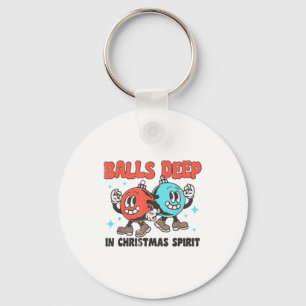 Deep In Christmas Srit Funny Christmas Saying Key Ring
