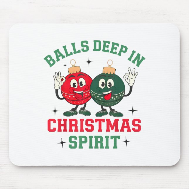 Deep In Christmas Srit  Mouse Mat (Front)