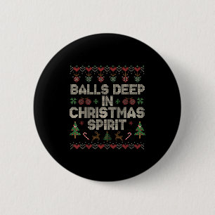 Deep In The Christmas Srit Couple Matching Christm 6 Cm Round Badge