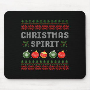 Deep In The Christmas Srit Couples Matching Ugly  Mouse Mat