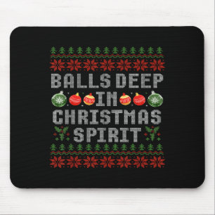 Deep In The Christmas Srit Couples Ugly Matching  Mouse Mat