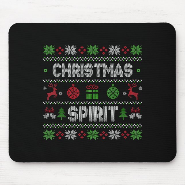 Deep In The Christmas Srit Matching Couples  Mouse Mat (Front)