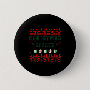 Deep In The Christmas Srit Matching Couples Ugly  6 Cm Round Badge