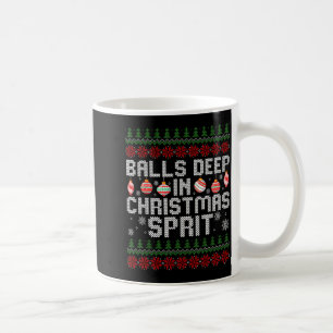 Deep In The Christmas Srit Matching Couples Ugly Coffee Mug