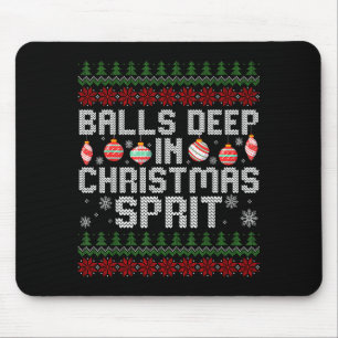 Deep In The Christmas Srit Matching Couples Ugly  Mouse Mat