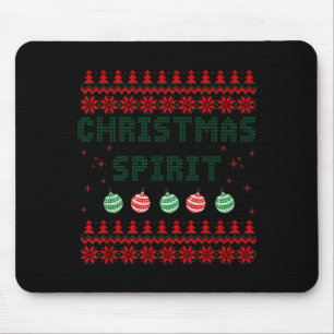 Deep In The Christmas Srit Matching Couples Ugly  Mouse Mat