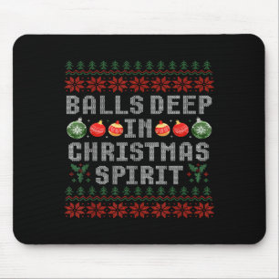 Deep In The Christmas Srit Matching Couples Ugly  Mouse Mat