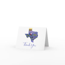 Deep in the Heart of Texas Thank You Note