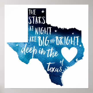 deep in The Heart of TX Harvey print