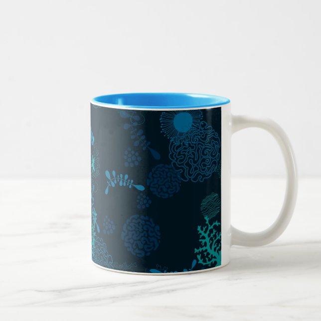 Deep in the Ocean Two-Tone Coffee Mug (Right)
