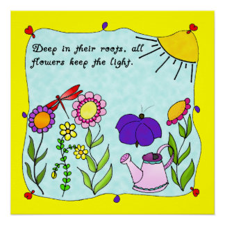 Deep in their Roots Square Poster