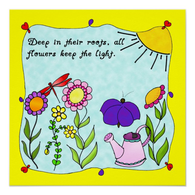 Deep in their Roots Square Poster (Front)