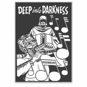 Deep Into Darkness Vintage Comics Grim Reaper art 