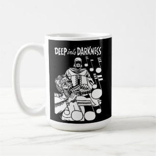 Deep Into Darkness Vintage Comics Grim Reaper art Coffee Mug