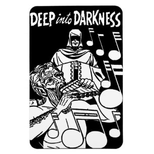 Deep Into Darkness Vintage Comics Grim Reaper art Magnet