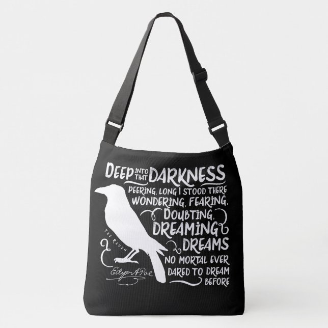 Deep Into the Darkness / I [Raven] Poe - Poe Crossbody Bag (Front)