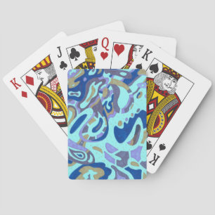 "Deep is the Ocean" Original Abstract Playing Cards