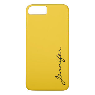 Deep lemon colour background iPhone 8 plus/7 plus case