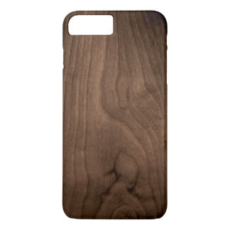Deep Mahogany Wood Grain iPhone 7 Case