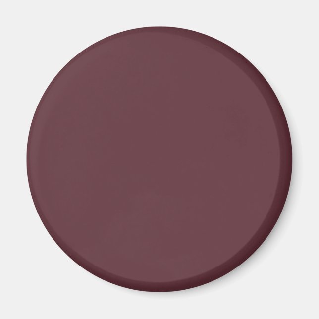Deep Maroon Solid Colour Magnet (Front)
