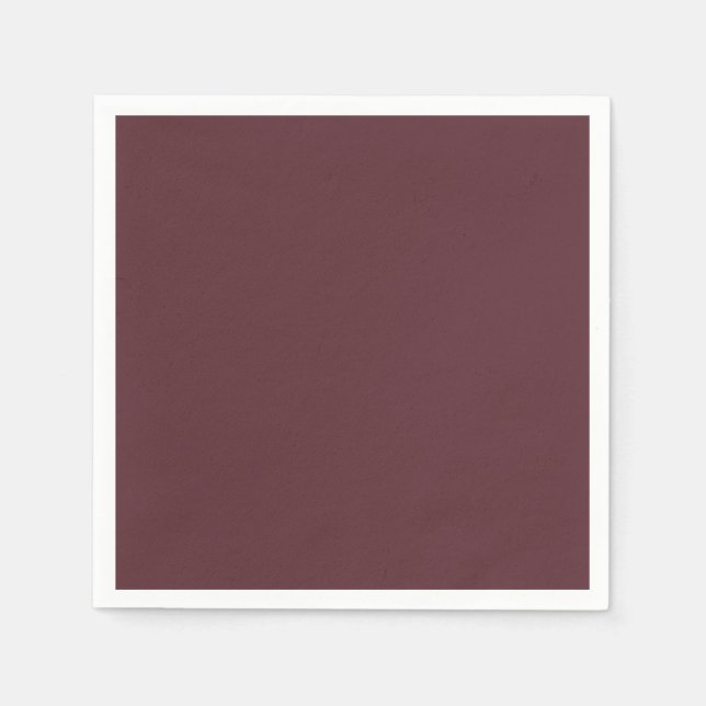 Deep Maroon Solid Colour Napkin (Front)