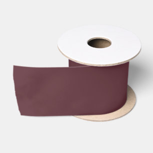 Deep Maroon Solid Colour Satin Ribbon
