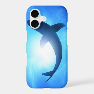Deep Ocean Shark Silhouette