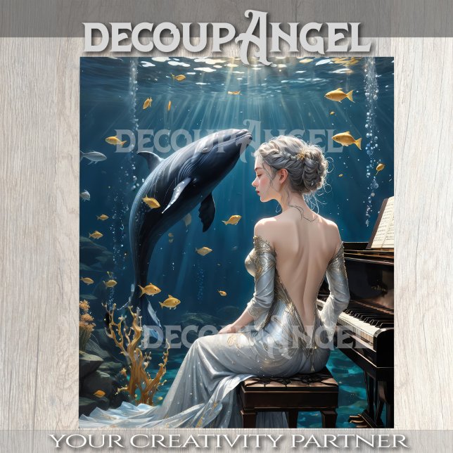 Deep Ocean Symphony - Decoupage - Tissue Paper (Creator Uploaded)