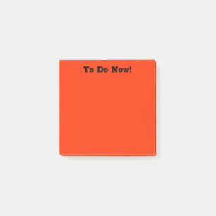 Deep Orange Post-it Notes