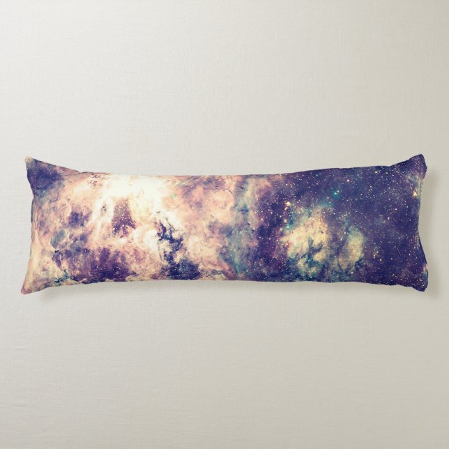 Deep Pastels Tarantula Nebula Body Pillow (Front)